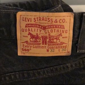 Men’s Levi’s black jeans